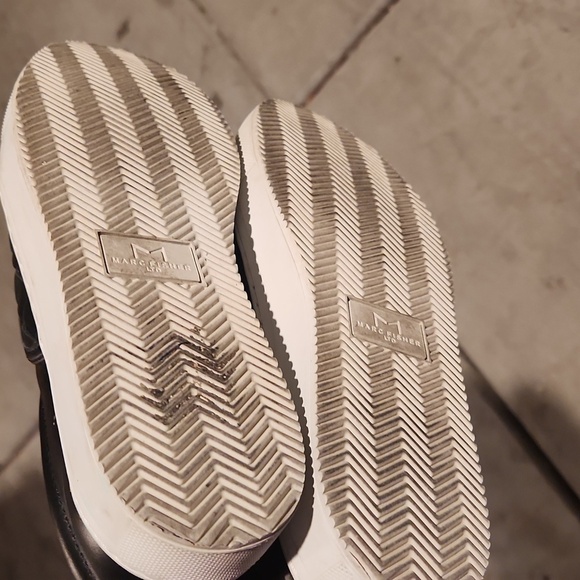 Mark Fisher Black Woven Slip-On Sneakers - Picture 6 of 7